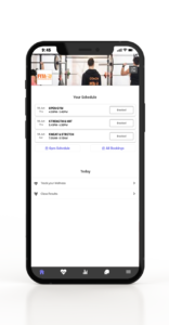 Customized fitbox mobile app