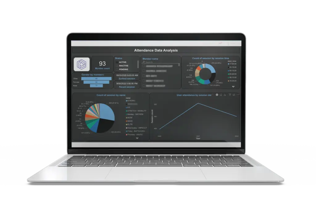 fitbox Feature - Powerful Analytics Dashboard